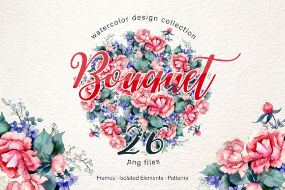 Thank You Bouquet You Have a Watercolor Illustrations